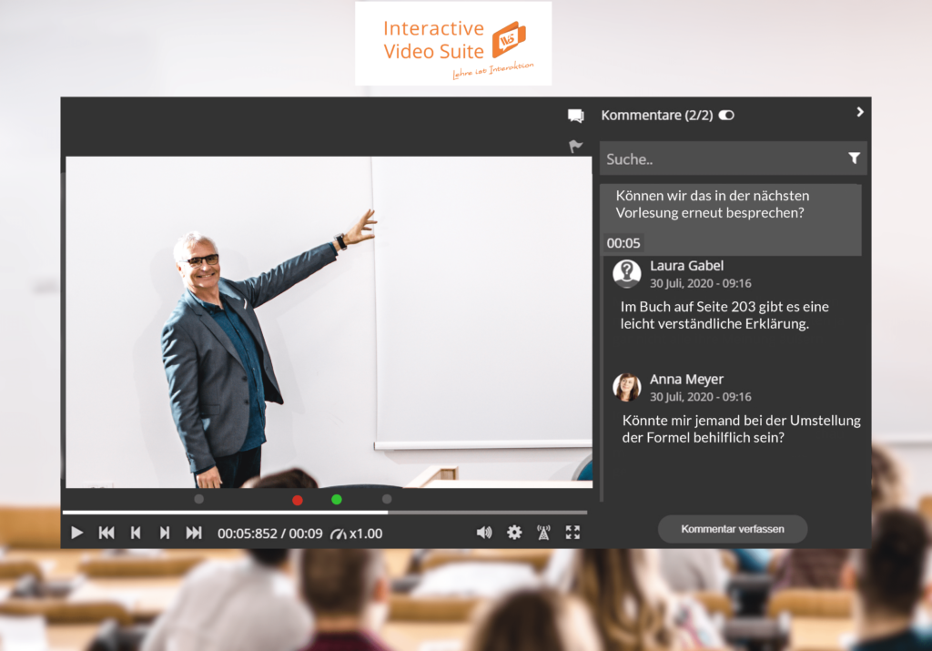 Interactive Video Suite Vorlesung